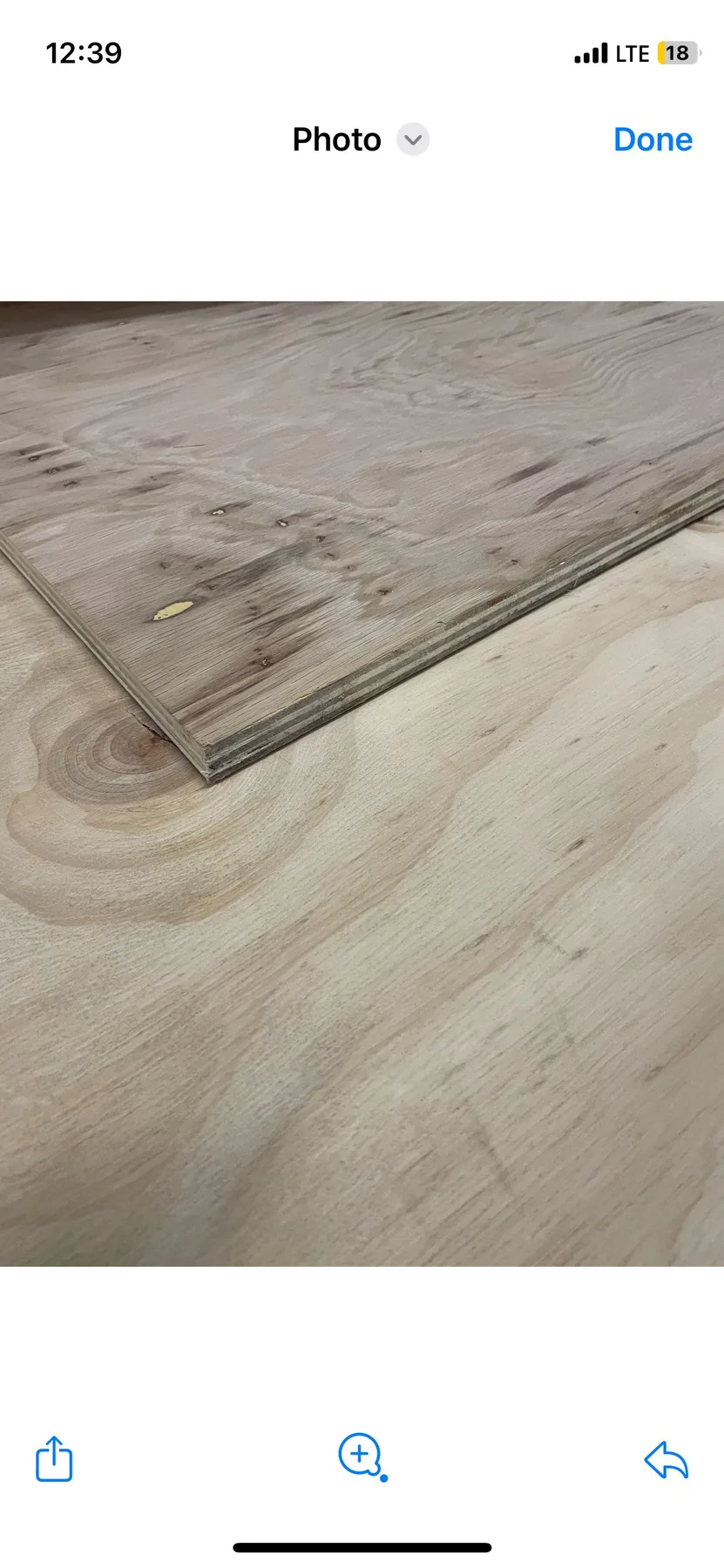 Birch Plywood material sample